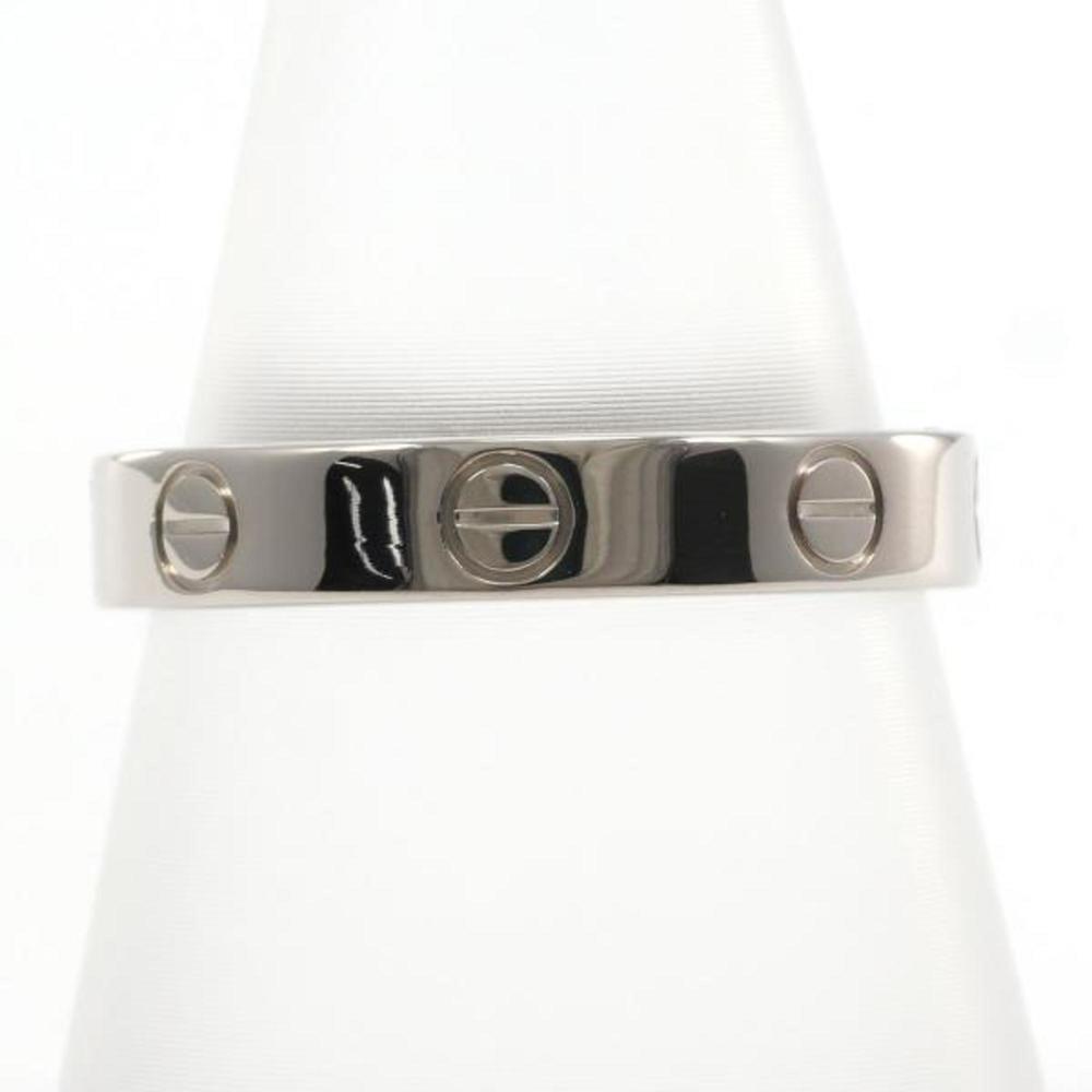 Cartier Mini Love K18WG Ring No. 14.5 Box Total weight about 4.2g Jewelry